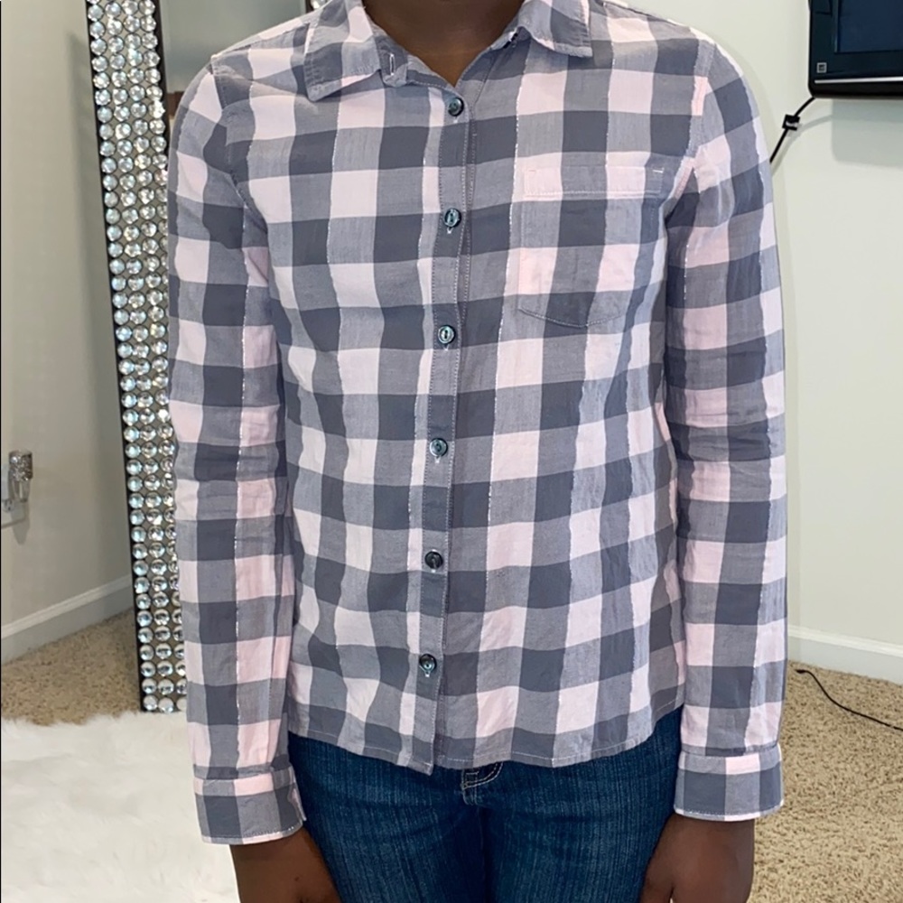 Long sleeve plaid shirt